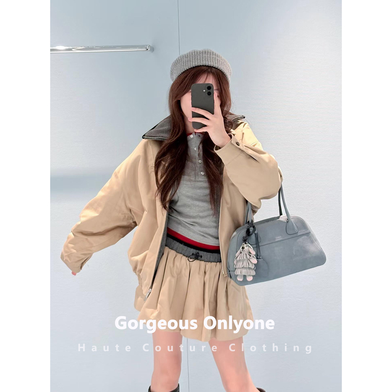 Gorgeous Onlyone Winter Style! Winter Warm Lapel Jacket and Puffy Skirt Set for Women Gorgeous Onlyone Winter Style! Winter Warm Lapel Jacket and Puffy Skirt Set for Women