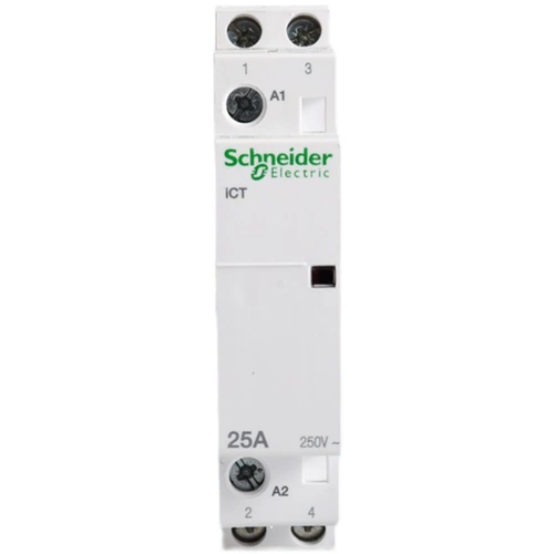 Контактор AC Schneider AC ICT 1P/2P/3P/4P NO 16A/25A/40A/63A Стандартное использование домохозяйства