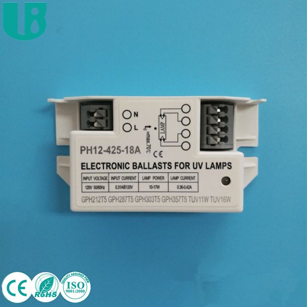 PH12-425-18A美标18w紫外线灯配套用电子镇流器110V120V