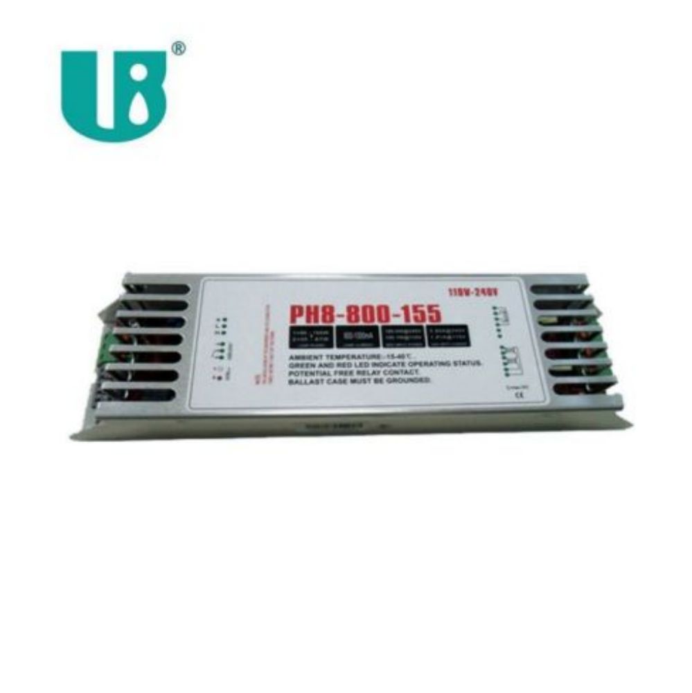 110V-240V电子镇流器PH8-800-155可配功率95-155W紫外线灯有UL CE