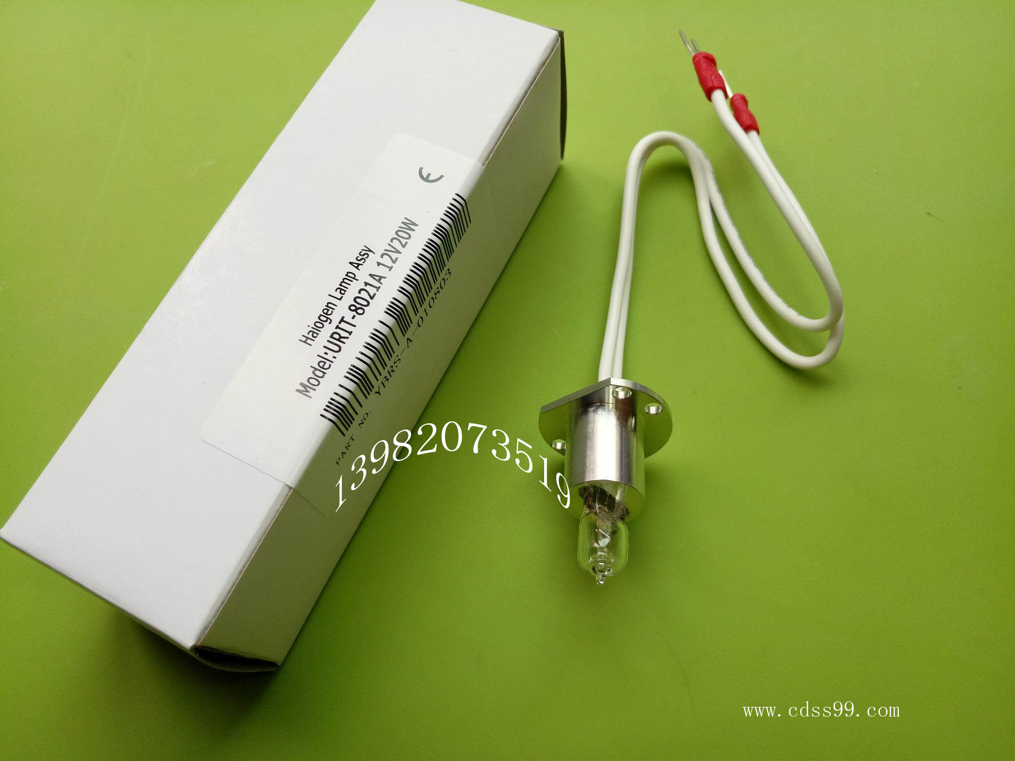 新款优利特URIT8021A生化仪光源灯泡优利特8021A12V20W生化仪灯泡