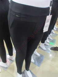 Dongfang Yiren leggings ພາຍນອກໃຫມ່ແອວສູງ slimming ຄົນອັບເດດ: Roman trousers pencil pants ມີຕີນຂະຫນາດນ້ອຍ 6971