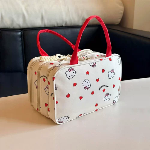 Милая вместительная и большая косметичка, чемодан для выхода на улицу, сумка-органайзер для путешествий
