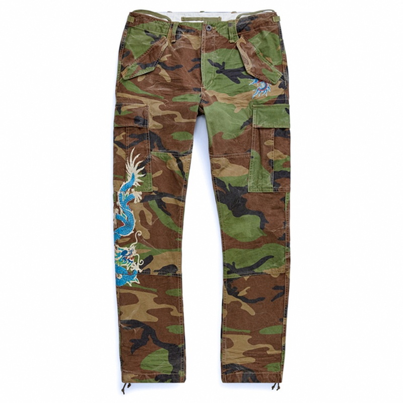 Double R Blue Label Camouflage M65 Work Pants Casual Pants Men's Classic Straight-Leg Vintage American Amekaji Style