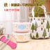 hộp cơm cắm điện unold Hộp bảo quản lò vi sóng đặc biệt bát gốm nhân viên văn phòng nữ sinh viên hộp ăn trưa hộp cơm nóng tròn với nắp - Hộp cơm điện sưởi ấm hộp cơm cắm điện Hộp cơm điện sưởi ấm