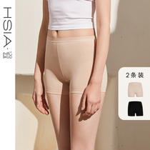 HSIA reverie incognito safety pants for women Anti-light thin cotton large size comfortable base boxer panties for women