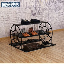 Clothing store high and low flow table Shoe store shoe rack display rack Shopping mall combination display display table Bag jewelry shelf