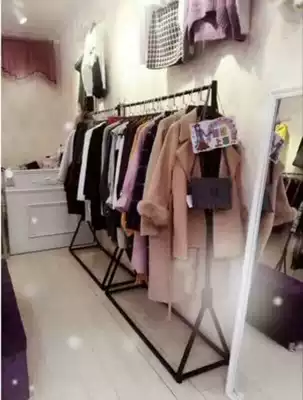 Clothing store display rack Floor-to-ceiling hanger folding screen Clothes rack sub-side hanger Nakajima rack Coat rack