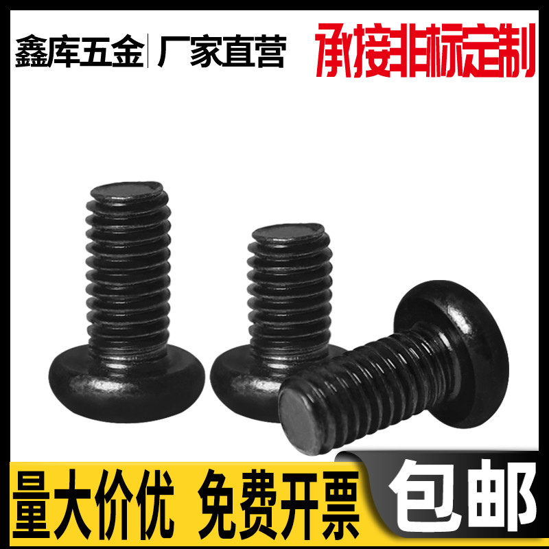 PM plated black pan head machine tooth screw round head cross machine wire M2*2x3x4x5x6x8x10x12x14-25