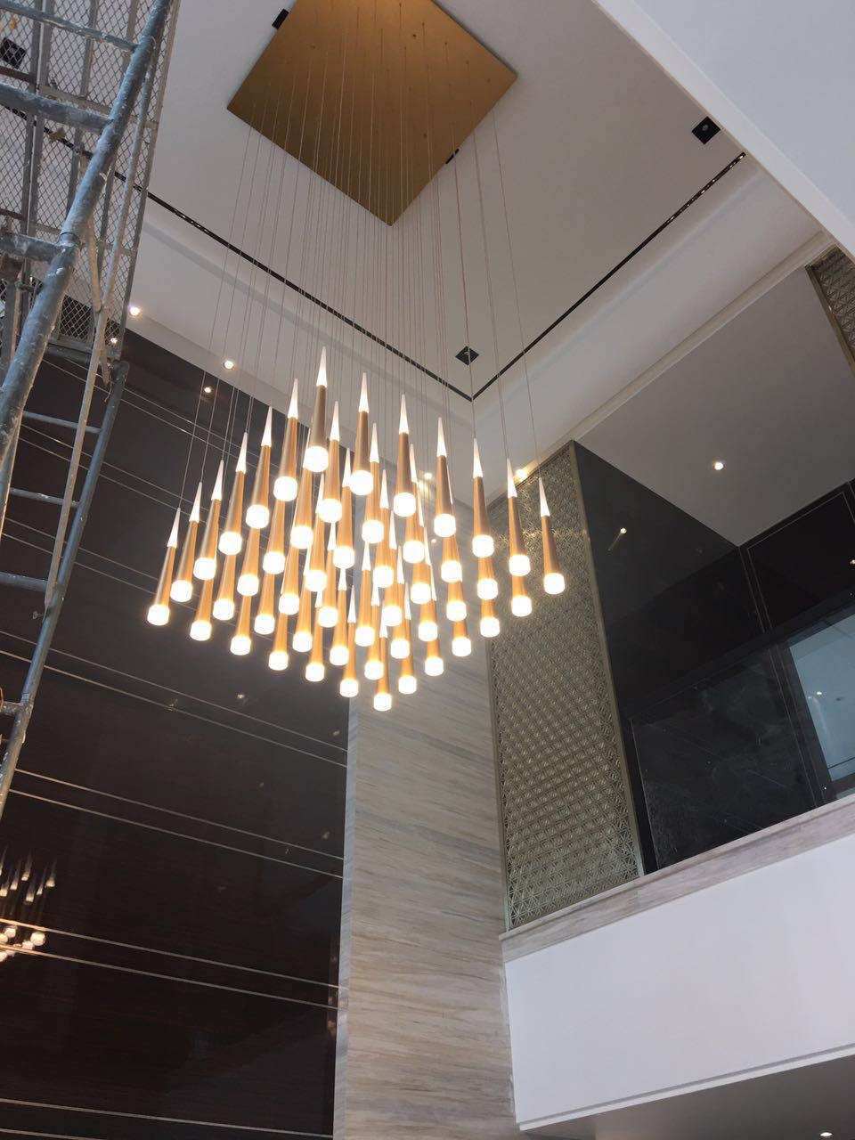 Ресторан люстра 新特丽北欧餐厅吊灯简约现代客厅轻奢灯饰装饰灯具单头吧台灯 New Terri