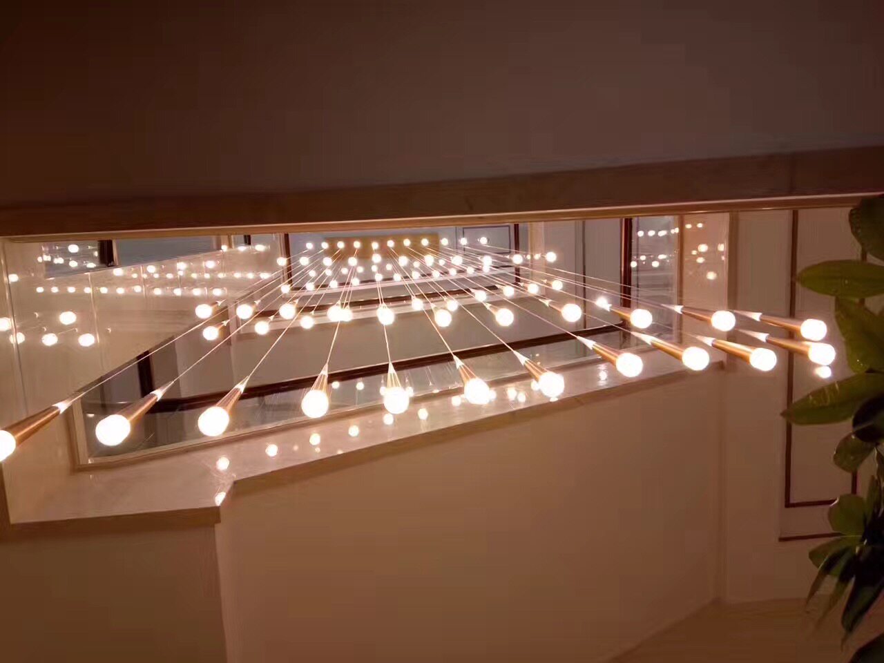 Ресторан люстра 新特丽北欧餐厅吊灯简约现代客厅轻奢灯饰装饰灯具单头吧台灯 New Terri