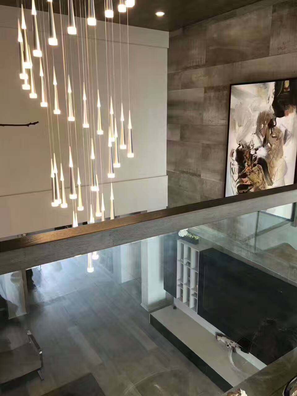 Ресторан люстра 新特丽北欧餐厅吊灯简约现代客厅轻奢灯饰装饰灯具单头吧台灯 New Terri