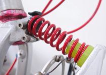 BIRDY bird car special elastic rear shock spring 150%~ 200% bicycle front spring shock absorber