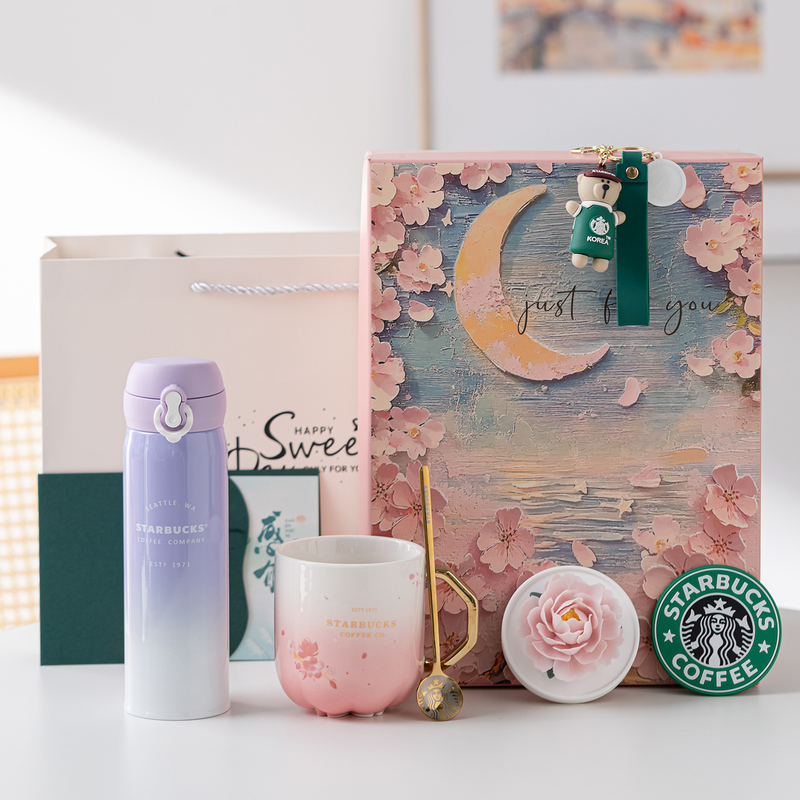 Birthday Gift, Souvenir, Starbucks Gift Box Set, Girls' Mug, Thermos Cup Gift Box, Christmas Gift