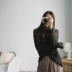 Mùa hè mới từ cổ áo băng lụa áo len nữ mỏng phần đầu lỏng lẻo vai áo chống nắng áo điều hòa áo len ba lỗ nữ Đan Cardigan