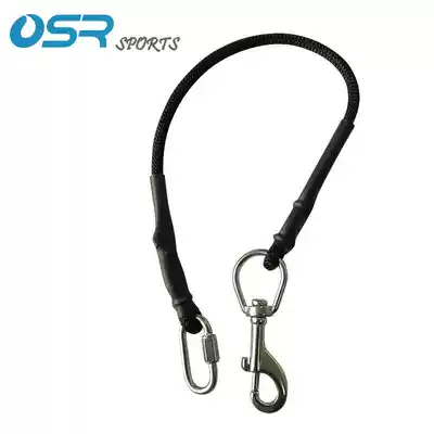 Single diving side hanging gas cylinder fixed elastic rope 45cm Sidemount BCD tank bunge