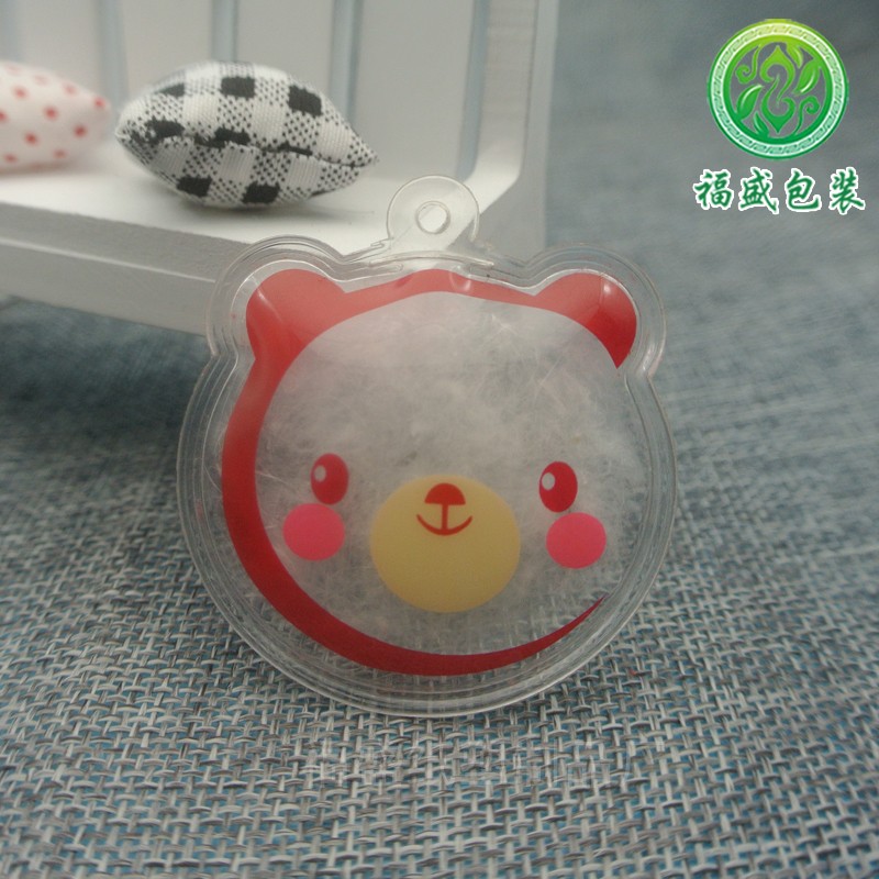 Professional production of PVC down label inflatable standard clothing silk bubble clothing transparent tag bag customized