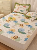 Хлопковая детская нескользящая стеганая простыня, делается под заказ