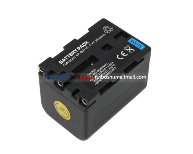 ruibo Naperville tương thích với pin máy ảnh Sony NP-QM71D NP-FM71 QM70 QM91 FM50 - Phụ kiện máy ảnh kỹ thuật số túi đựng máy ảnh vintage