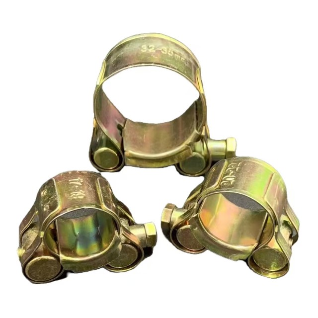 Strong European-style galvanized throat clamp agricultural water belt clamp high-pressure oil pipe snap-on household water pipe clamp pipe tightening