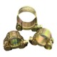 Strong European-style galvanized throat clamp agricultural water belt clamp high-pressure oil pipe snap-on household water pipe clamp pipe tightening