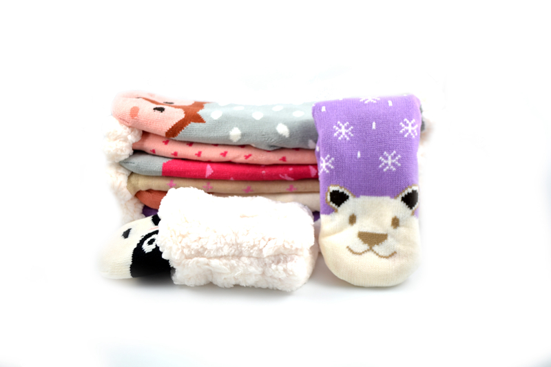 Mùa thu và mùa đông cộng với tất dày cashmere vớ người lớn nhà chống trượt tất dài ống ngủ vớ len vớ vớ ấm vớ nữ bằng vải cotton