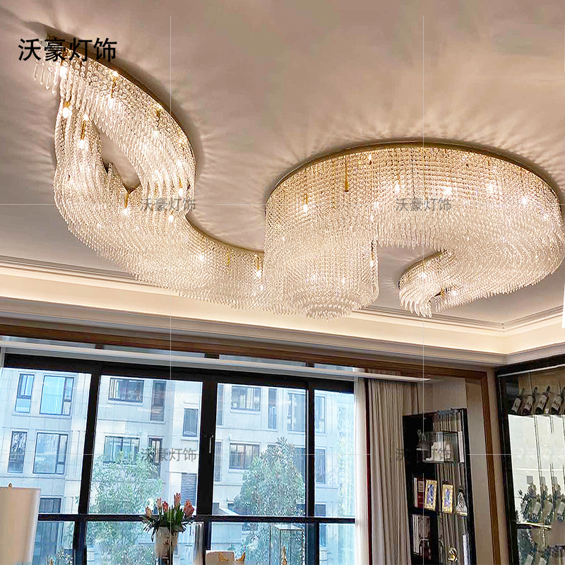 2026 New Living Room Lamp Phoenix-Shaped Crystal Lamp Hotel Lobby Lamp Wedding Banquet Hall Lamp Star River Bay Chandelier 2026 New Living Room Lamp Phoenix-Shaped Crystal Lamp Hotel Lobby Lamp Wedding Banquet Hall Lamp Star River Bay Chandelier