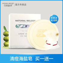 Natural Melody Starry Airborne Mites Soap Sea Salt Soap To Mites Face Back Wash Face Non-Cheese Sulphur Soap