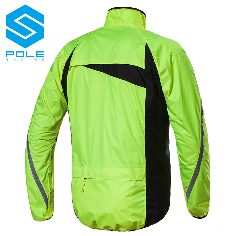 POLE Riding Locomotive Raincoat Rain Pants Suit Locomotive Reflective Two-piece Outdoor Breathable Thin single male and female