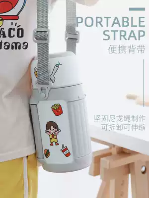 1000ml Car baby milk outdoor mom thermos Portable out-of-home large capacity stainless steel thermos kettle