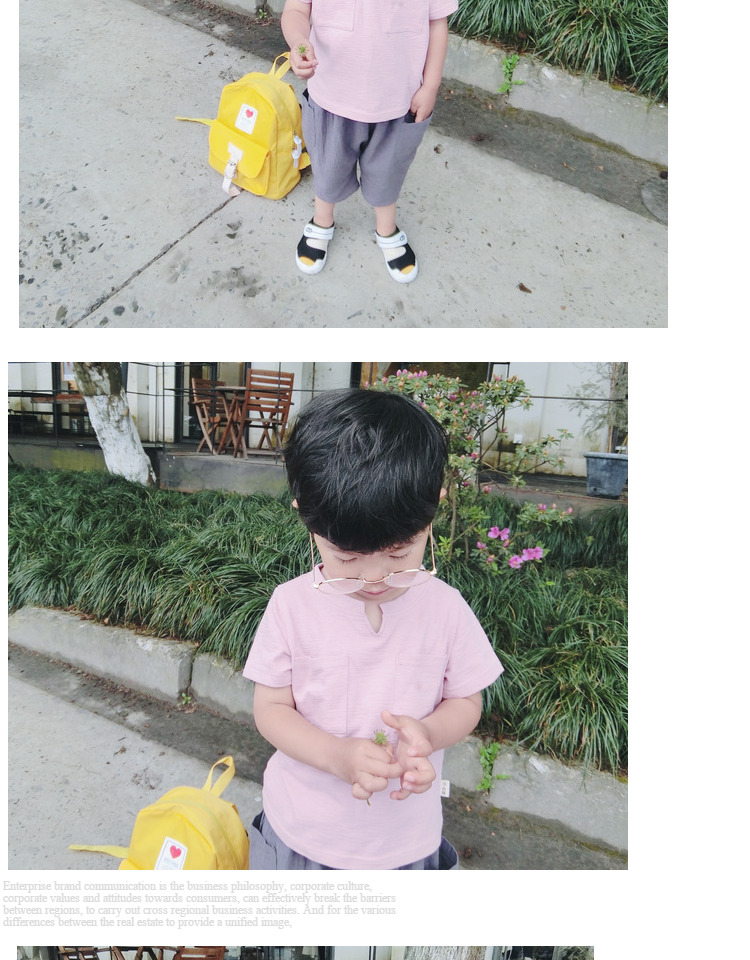 Một chiếc áo thun cotton mùa hè chất lượng mới của Xiaoxuan Áo thun cotton cổ tay trẻ em cotton tay ngắn co giãn quần áo sành điệu cho be gái