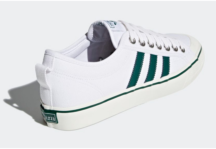 ADIDAS clover giày nam NIZZA màu trắng xanh cổ điển đôi giày vải đôi giày thông thường CQ 2328 CQ 2327 giày the thao nữ cao cấp