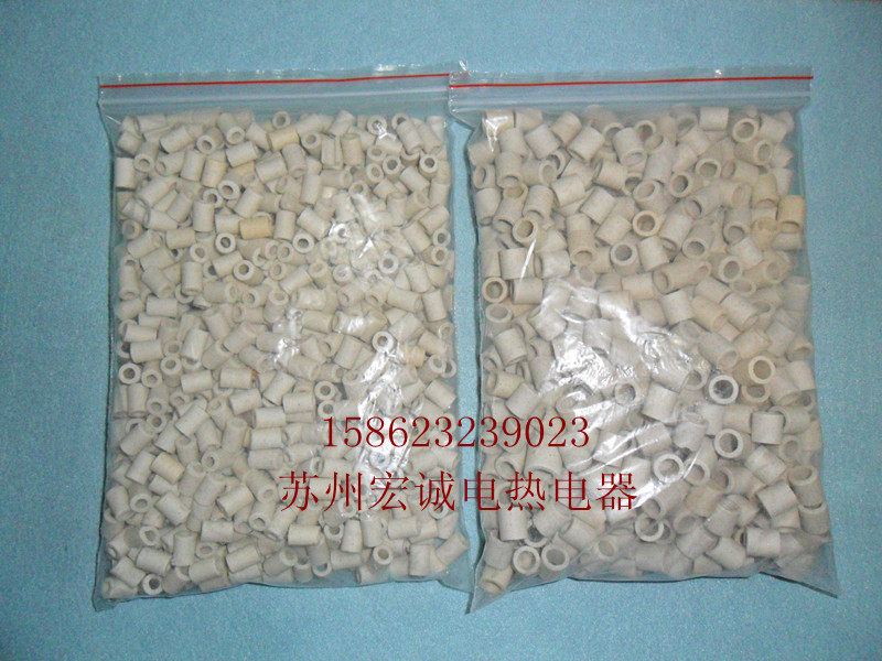 High-temperature resistant ceramic tube porcelain bead porcelain tube electric wire ceramic bushing