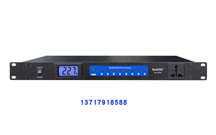 Original HTDZ Haitian HT-SX-328 power sequencer 8-way sequential power control switch