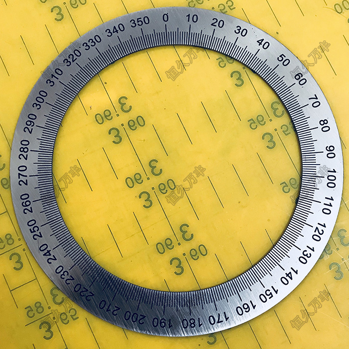 Scale Disk 360 degree disc Dimensional Disk Metal Tool 110x80x1 A026 Direct Sales of Wanfeng