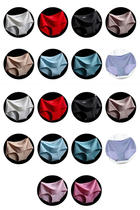 2 pieces of excellent woven inside a piece of unmarked summer women sexy low waist triangle ice silk underwear 810910 Special