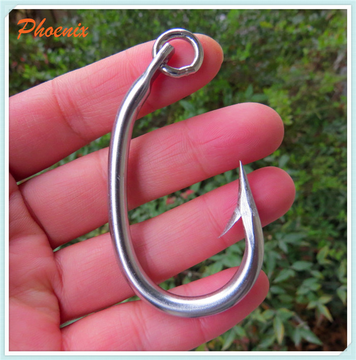 South Korea Imports Stainless Steel With Rings Tuna Hook Sea Fishing Hook-Taobao