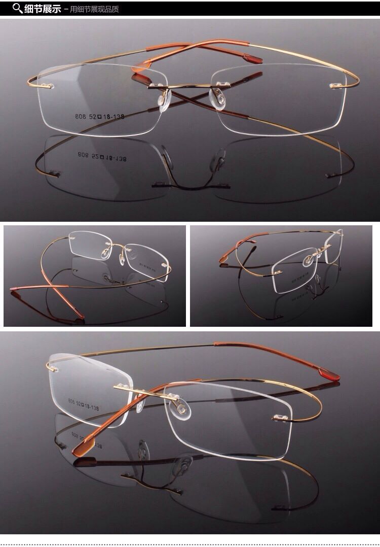 Montures de lunettes en Titane pur - Ref 3139201 Image 17