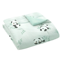 Baby quilt baby pure cotton mugwort fiber newborn baby kindergarten cotton summer thin quilt air conditioning quilt
