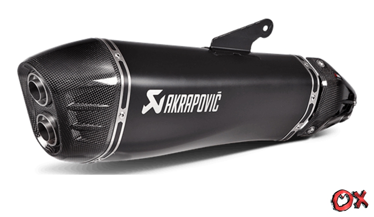 Scorpion exhaust suitable for Kawasaki Ninja Ninja ninja H2SX titanium alloy modified exhaust cylinder High performance tail section