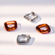 Shun Feng Spot Import Sch Austria Crystal 4437 irregular quadrilateral 14mm accessories Diy hanging decoration