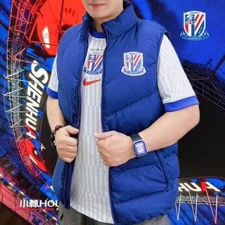 SHENHUA •【官方】海军蓝羽绒背心秋冬季新款宽松百搭无袖保暖