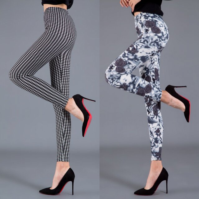 Mm extra large leopard print women's outer print leggings