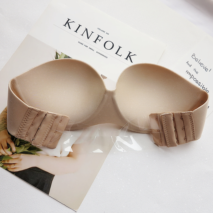 Đồ lót cưới quây chống trượt trên chiếc cốc nhỏ dày lên ngực tụ tập ảnh cưới màu đỏ áo ngực vô hình áo lót bà bầu
