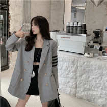 THOM BROWNE autumn and winter four-bar thin loose top small suit tb casual long-sleeved blazer women