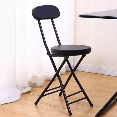 Fashionable folding chair stool home back chair casual dining chair dormitory stool tall stool portable simple bench