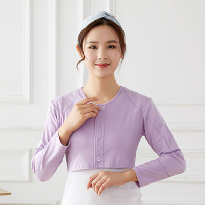 护肩保暖坎肩睡觉春夏季空调房肩颈防护精梳棉纯棉月子护肩膀衣女