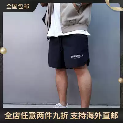 (TAX FREE)FOG WOVEN 3M REFLECTIVE SHORTS FEAR OF GOD CASUAL ESSENTIALS FIVE-POINT PANTS