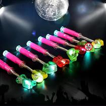 Melafu glowing lollipop pacifier whistle 50 colorful glitter candy nightclub pop candy