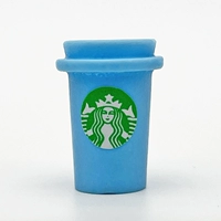 Сплошной цвет чашка-синий